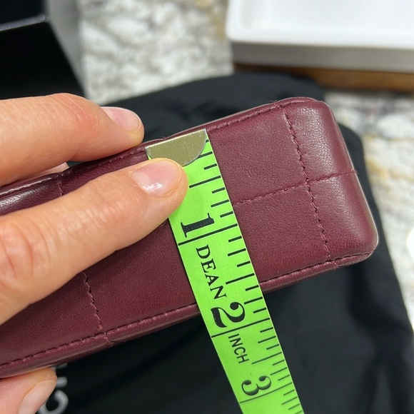 Chanel burgundy color  Shoulder Strap Bag. - Picture 17 of 17